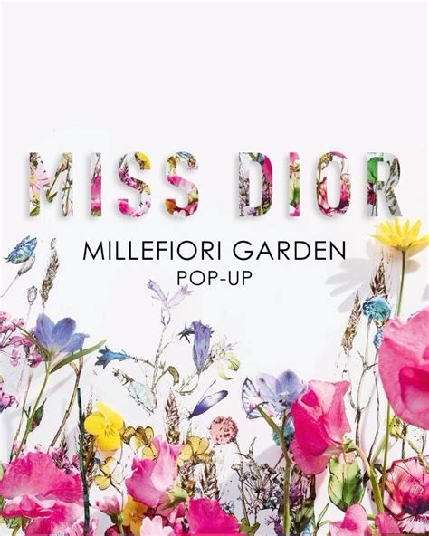 dior millefiori garden pop up|Dior beauty flower.